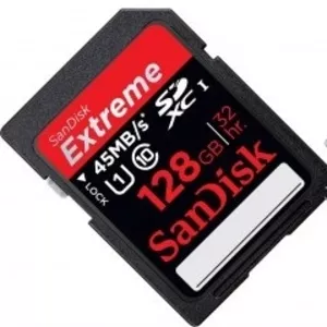 SanDisk sdhc 128GB HD Video eXtreme (class 10)