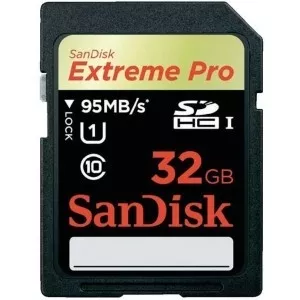 SanDisk sdhc 32GB eXtremePro UHS-I (Class 10) 95MB