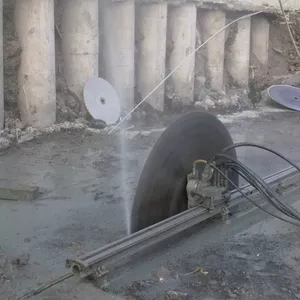 Алмазная резка бетона стенорезными машинами Крым,  Ялта.