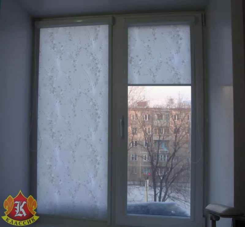 Рулонные шторы закрытый тип - мини кассета,  весь Крым . 13