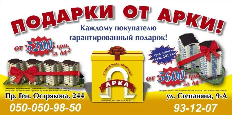 Внимание - Акция! Продам однокомнатные новострой,  пр. Ген.Острякова 244,  Севастополь