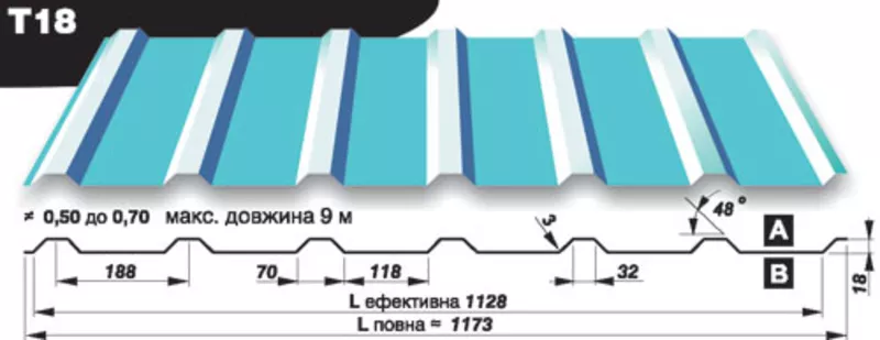 Профнастил (Прушински) Pruszynski  Т18