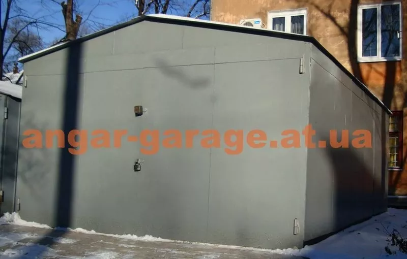 металлический гараж различных размеров сборно-разборной 4