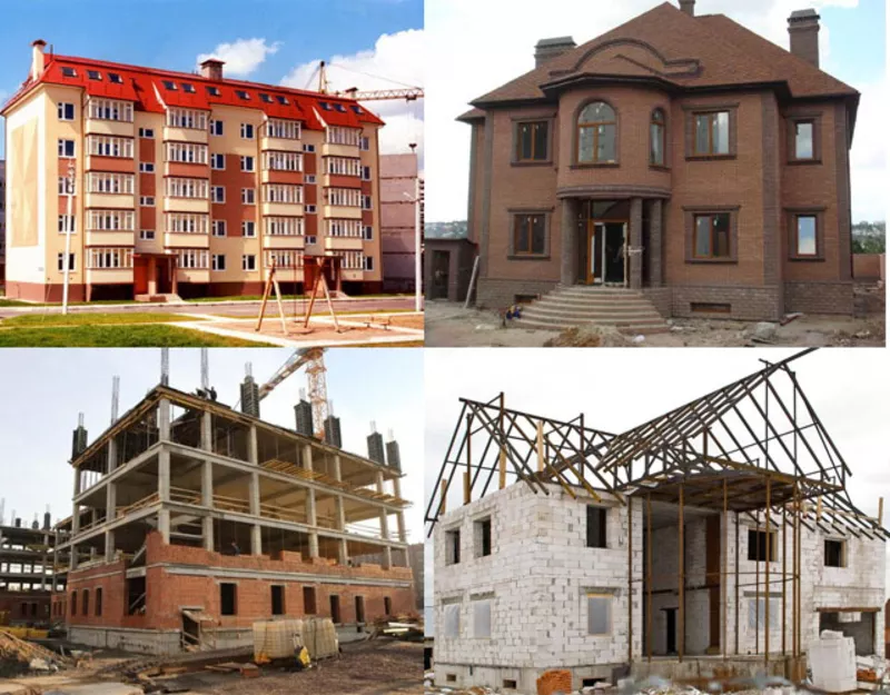 Строительство домов,  коттеджей--весь Крым