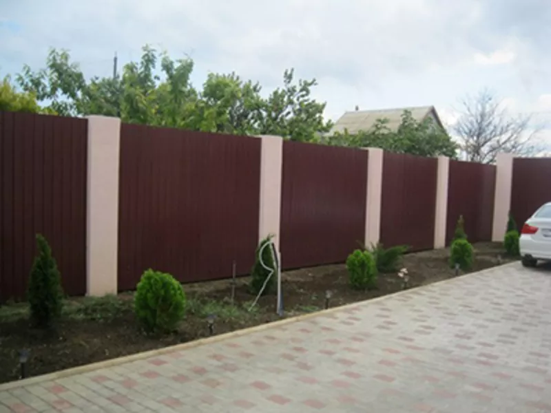 Забор из профнастила Севастополь. 6