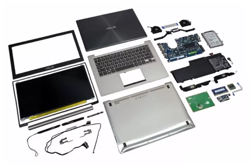 Матрицы,  клавиатуры,  батареи для ноутбуков