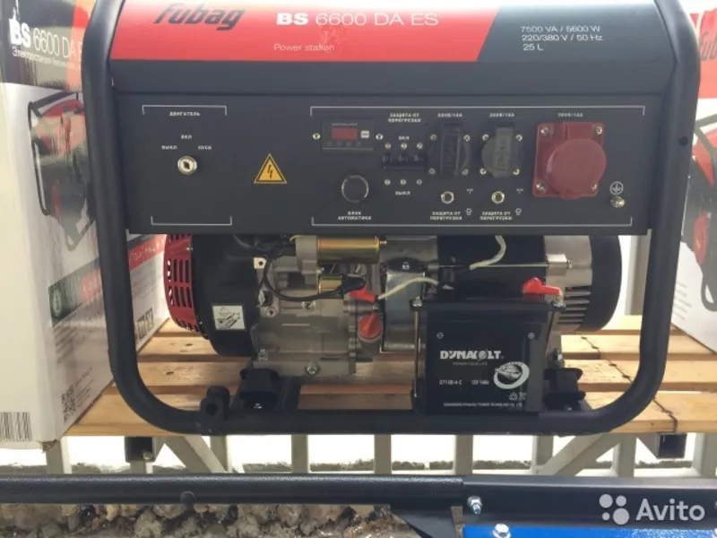 Генератор бензиновый Fubag BS 6600 DA ES