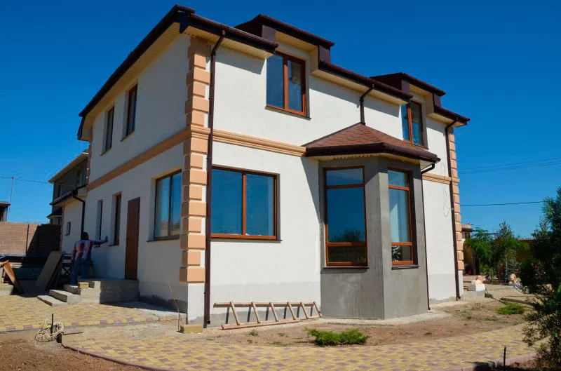 3Д дизайн фасадов домов,  коттеджей в Крыму,  декор, Фасадные работы 3