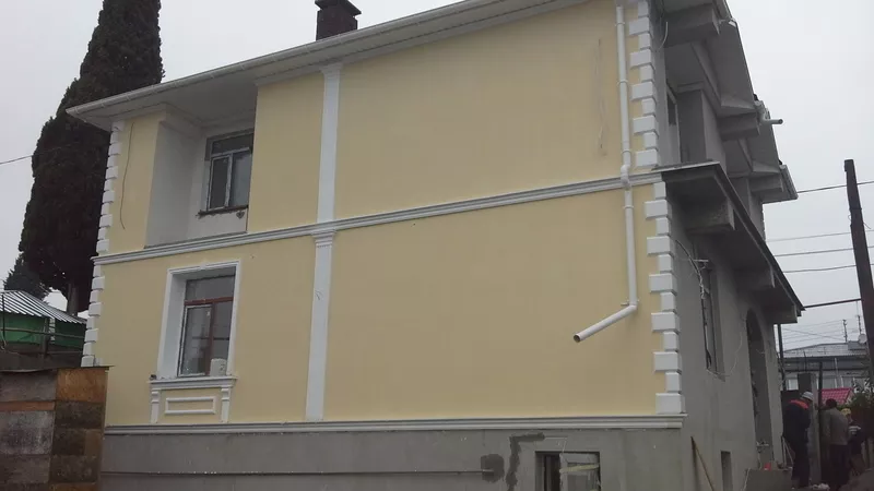 3Д дизайн фасадов домов,  коттеджей в Крыму,  декор, Фасадные работы 13