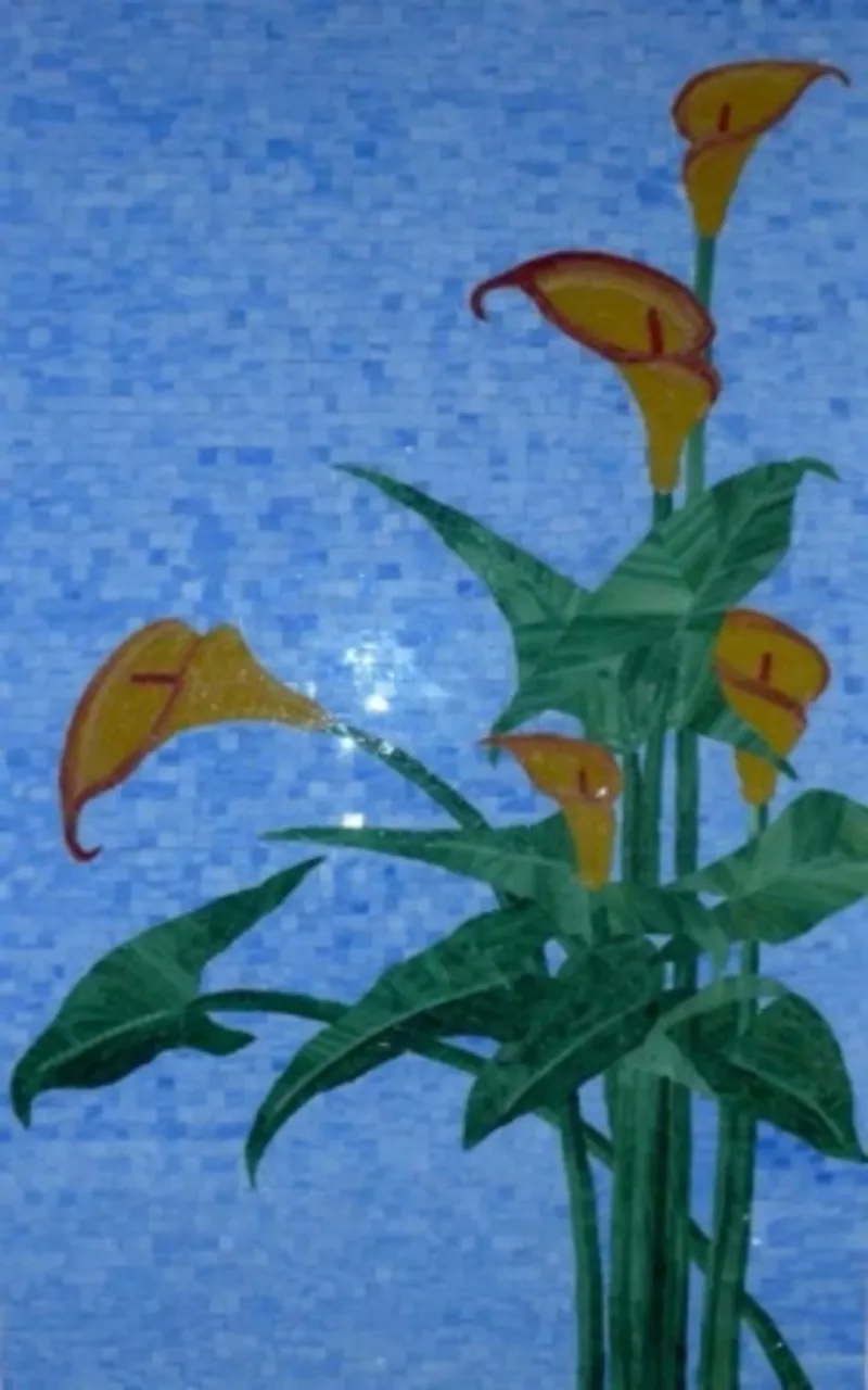 Мозаичные панно мозаика панно смальта хамам бассейн плитка 15