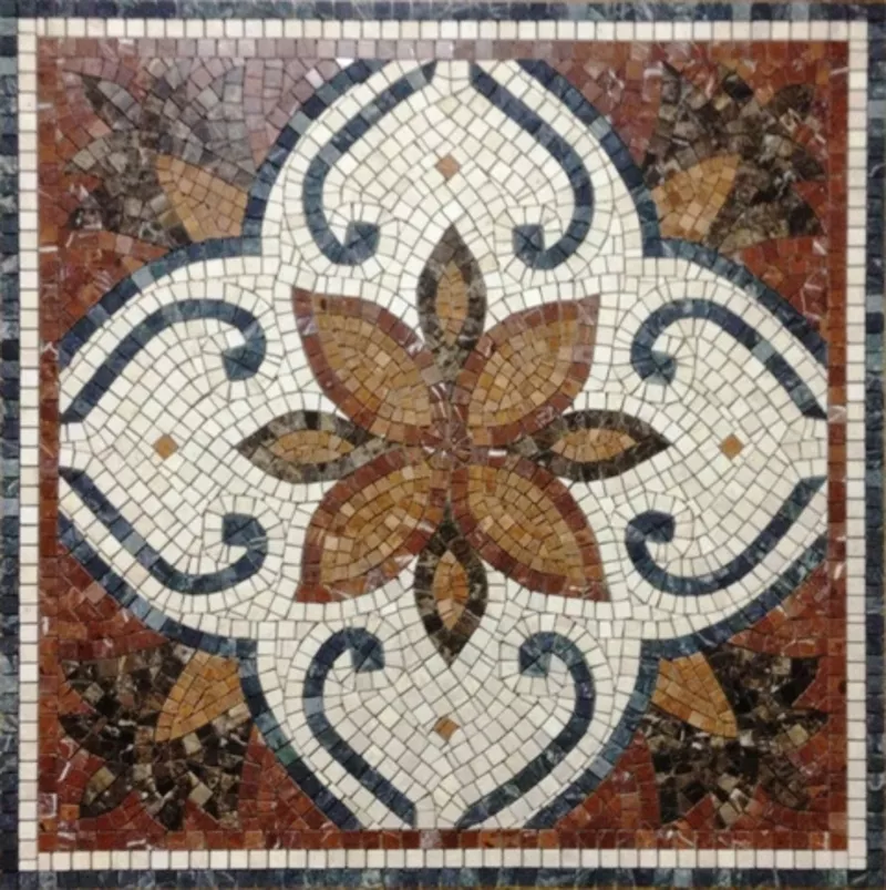 Мозаичные панно мозаика панно смальта хамам бассейн плитка 7