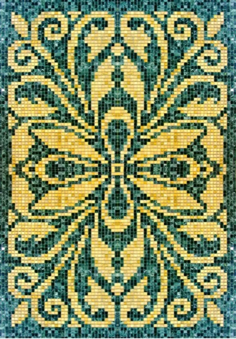 Мозаичные панно мозаика панно смальта хамам бассейн плитка 27