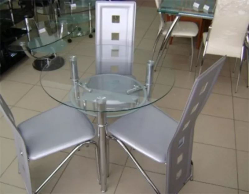 столы из стекла,  стулья,  cамые низкие цены 3