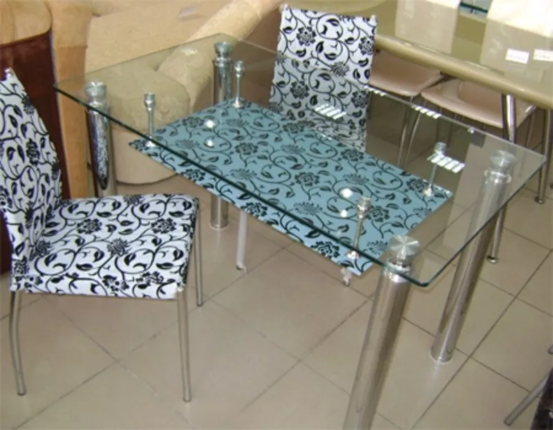 столы из стекла,  стулья,  cамые низкие цены 4