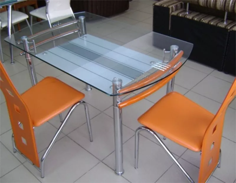 столы из стекла,  стулья,  cамые низкие цены 8